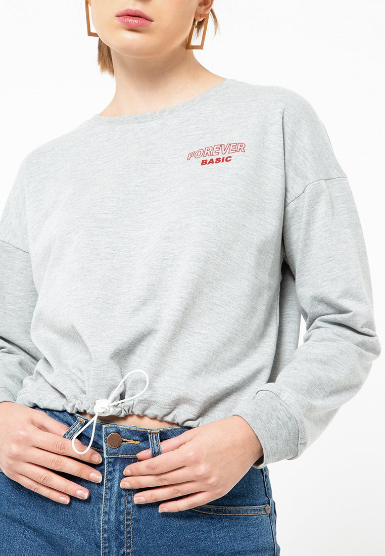 Drawstring Sweatshirt