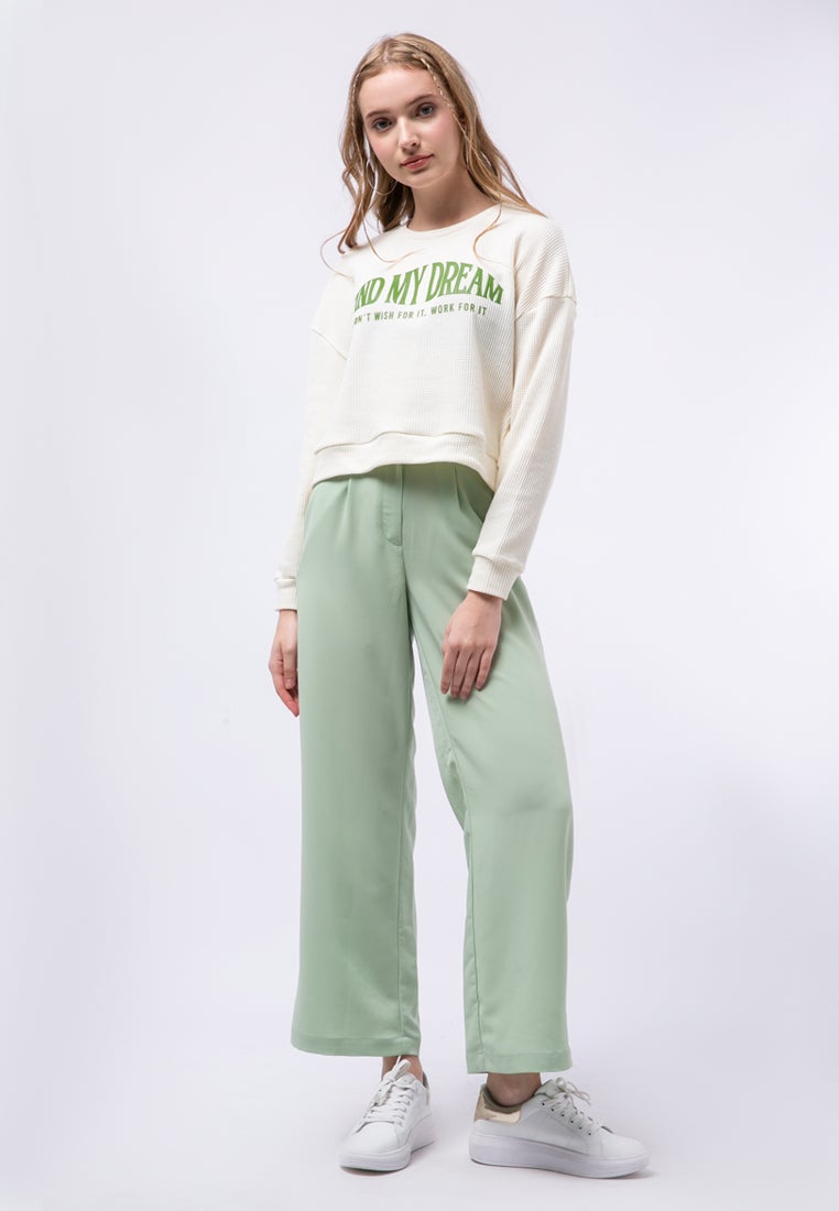 Check Textured Sweatshirt