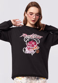 Oversized Long Sleeve Graphic Sweatshirt