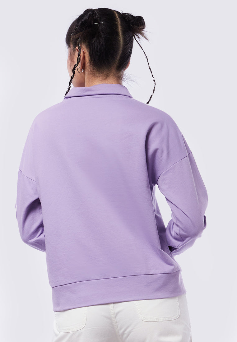 Half Zip Up Sweatshirt