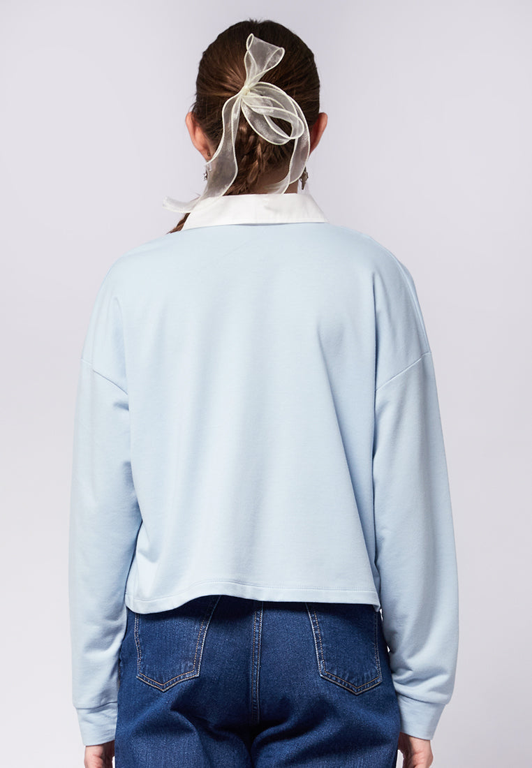 Preppy Polo Sweatshirt