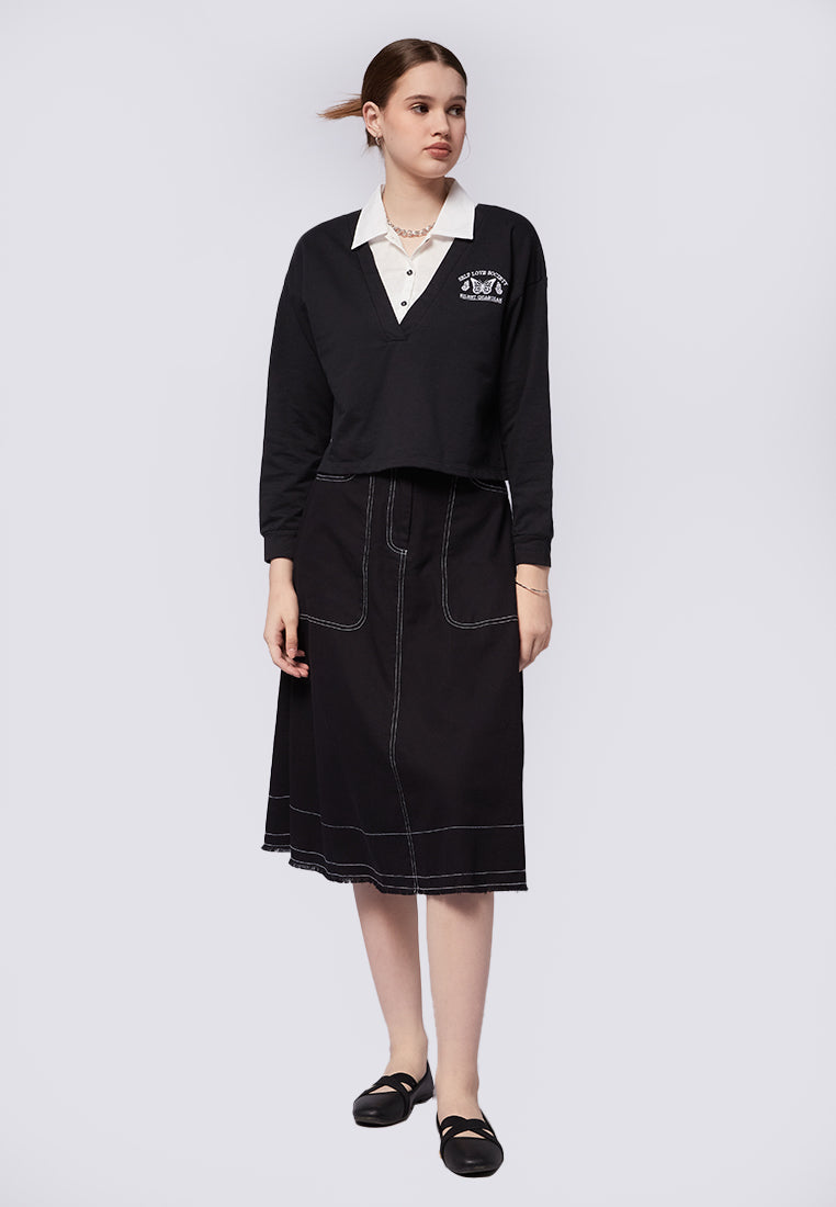 Preppy Polo Sweatshirt