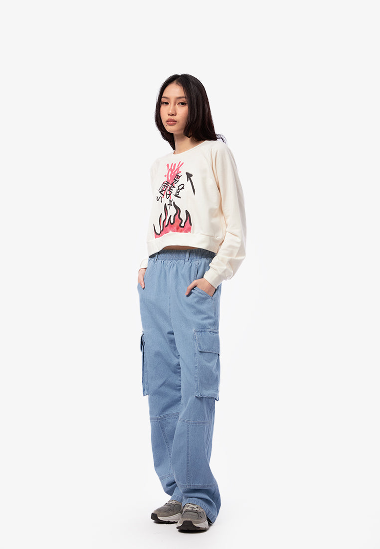 Graphic Long Sleeve Sweatshirt