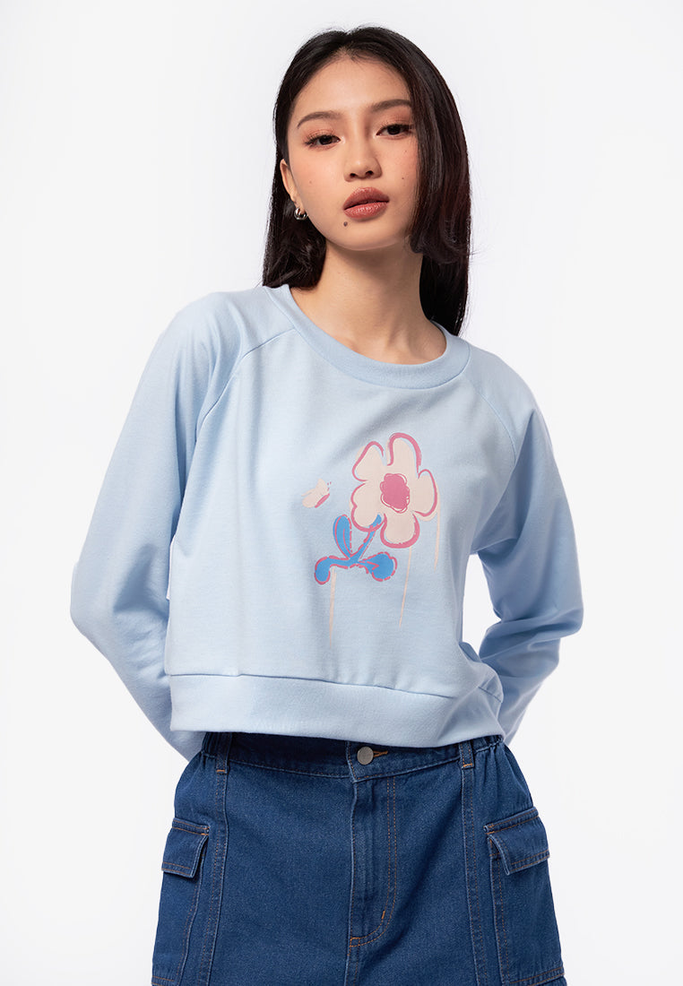 Graphic Long Sleeve Sweatshirt