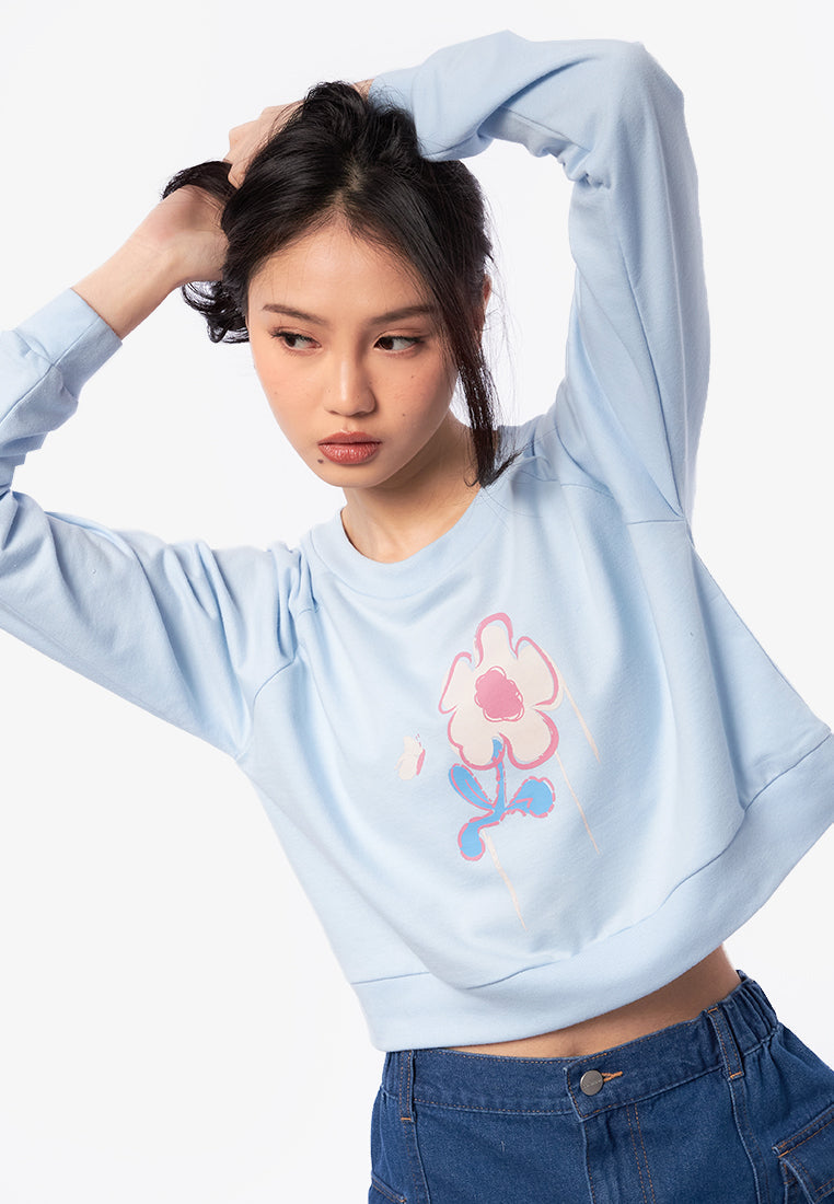 Graphic Long Sleeve Sweatshirt