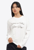 Long Sleeve Graphic Sweatshirt