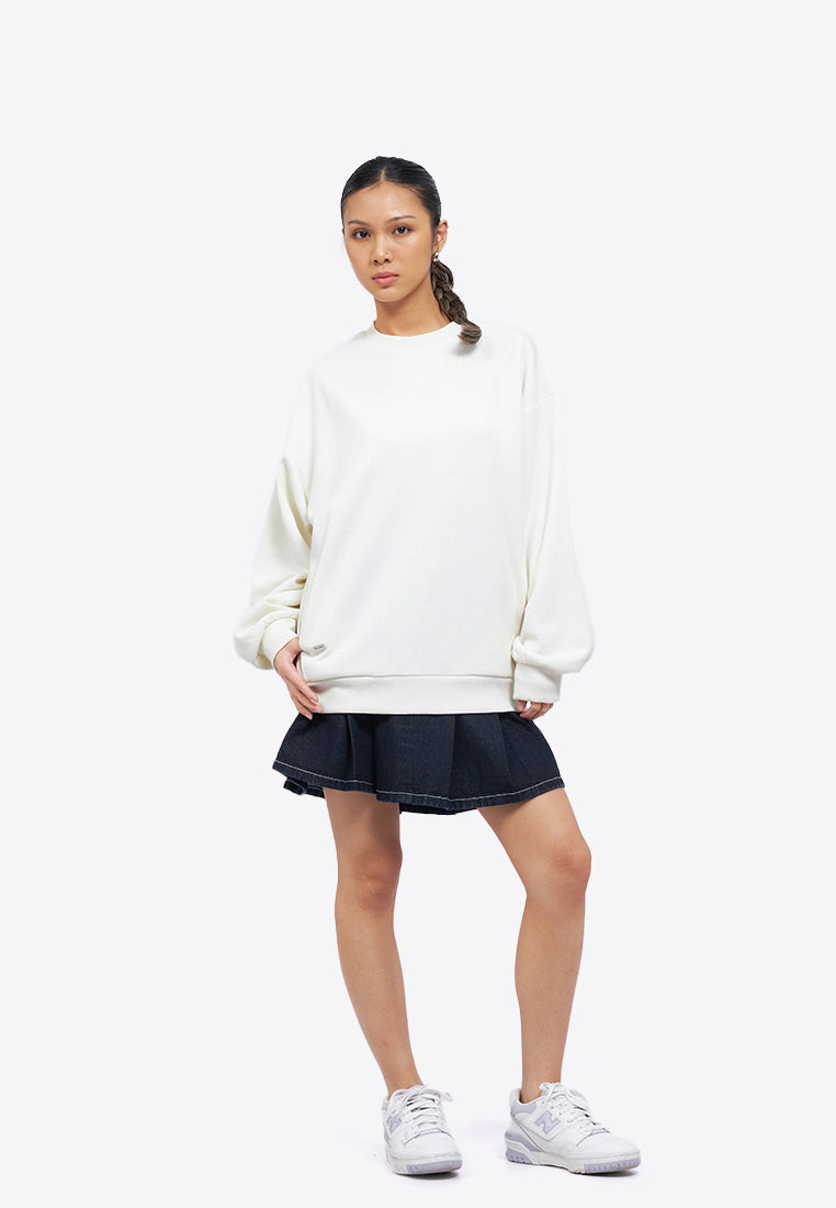 Side Pocket Oversized Sweatshirt