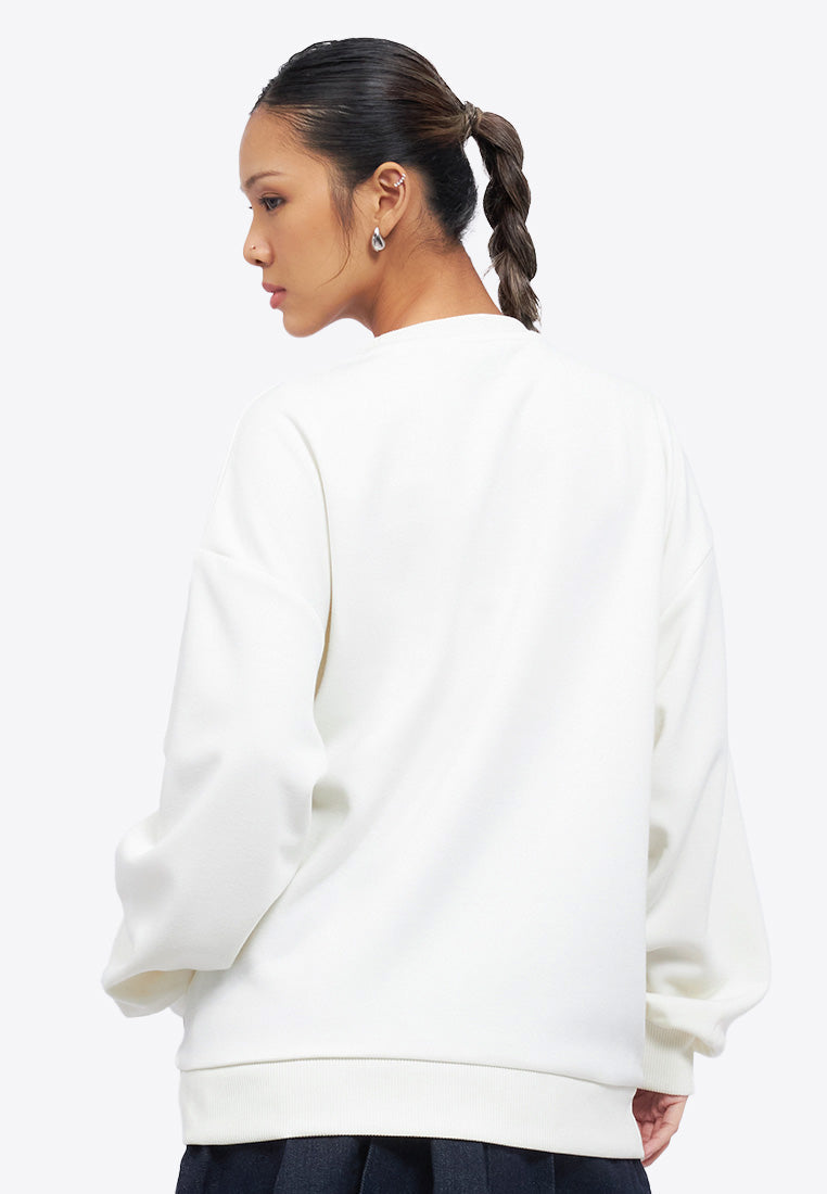 Side Pocket Oversized Sweatshirt