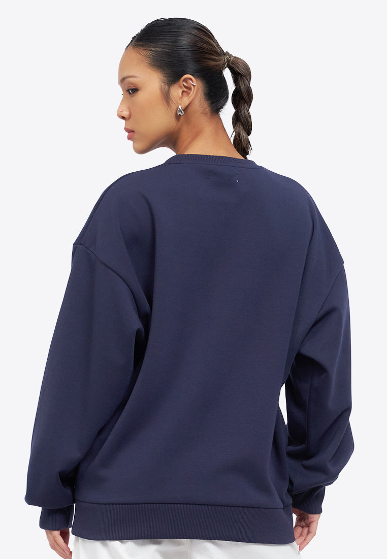 Side Pocket Oversized Sweatshirt