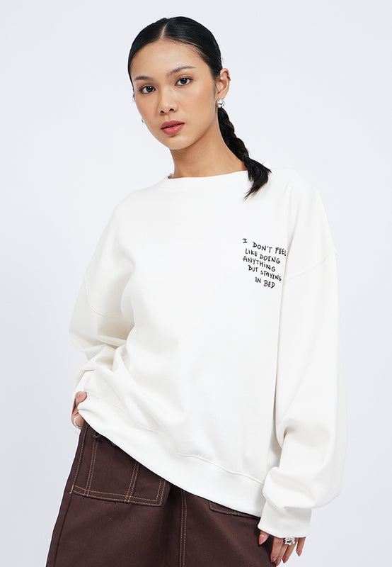 Oversized Long Sleeve Sweatshirt