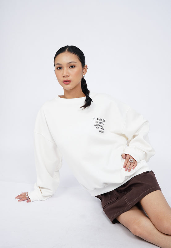 Oversized Long Sleeve Sweatshirt