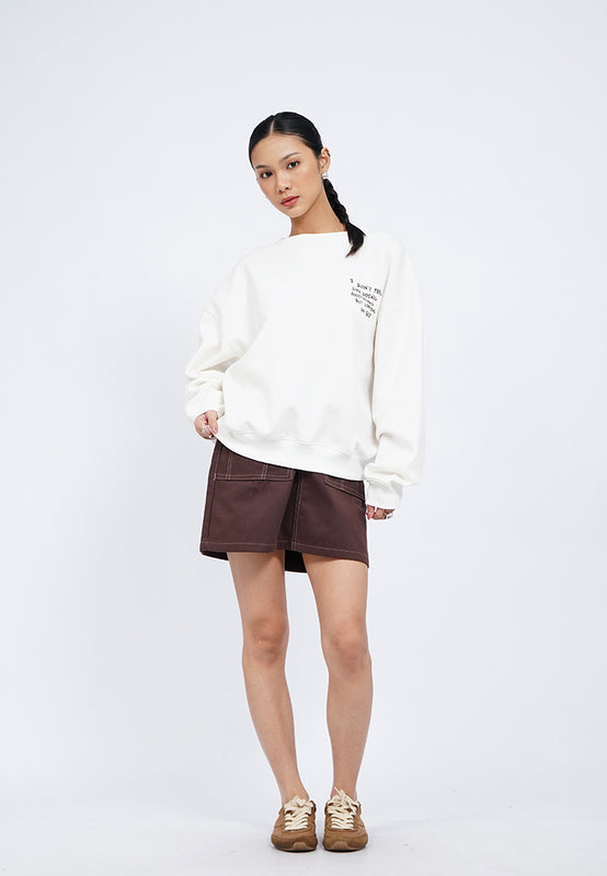 Oversized Long Sleeve Sweatshirt