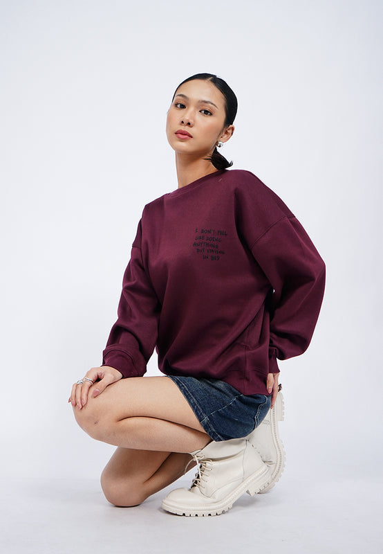 Oversized Long Sleeve Sweatshirt