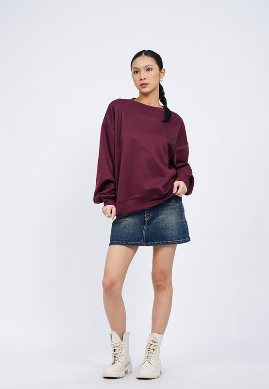 Oversized Long Sleeve Sweatshirt
