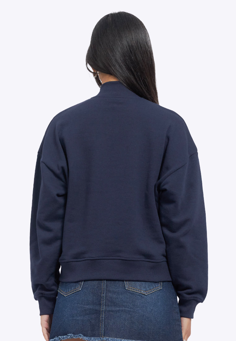 Long Sleeve Sprayed Sweatshirt