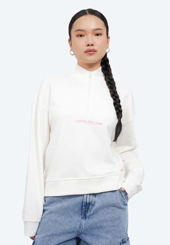 Long Sleeve Sprayed Sweatshirt