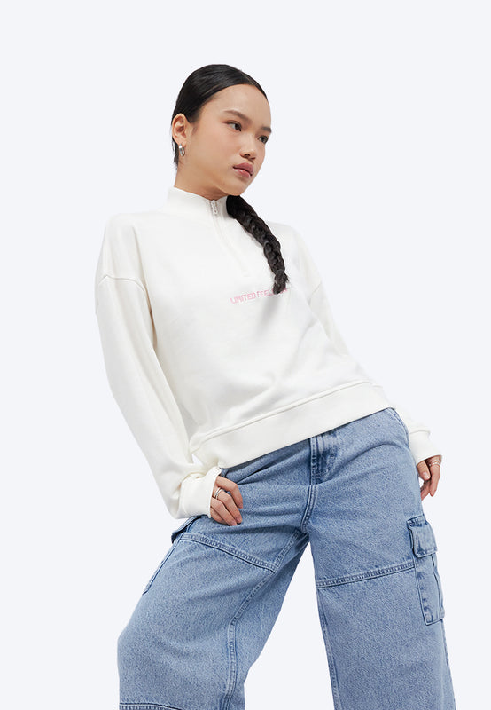 Long Sleeve Sprayed Sweatshirt