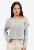 One Shoulder Long Sleeve Jumper