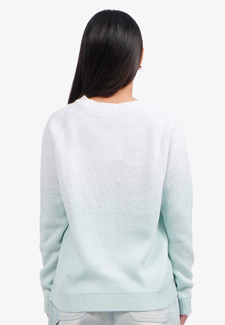 Oversized Long Sleeve Sweater Mint