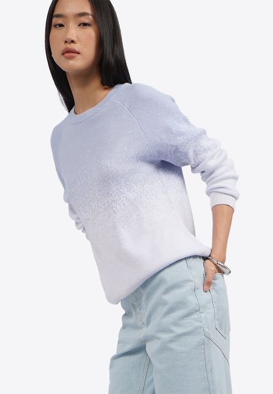 Long Sleeve Gradient Sweater