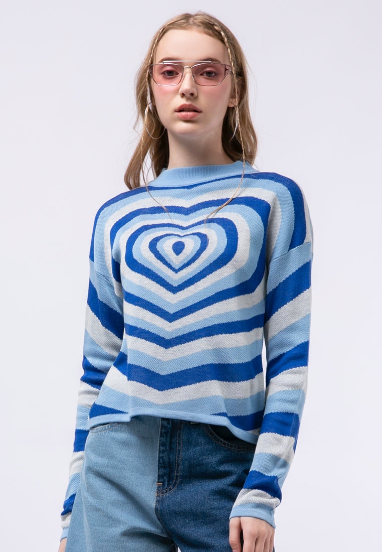 Heartwave Printed Sweater