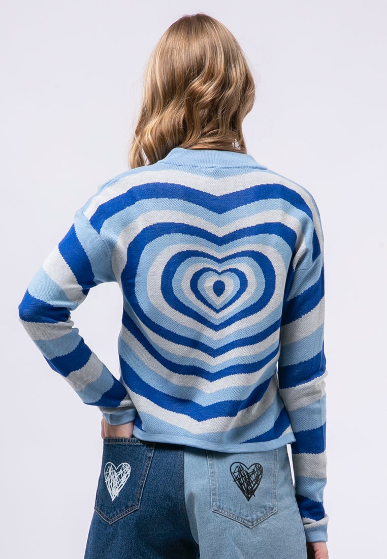 Heartwave Printed Sweater