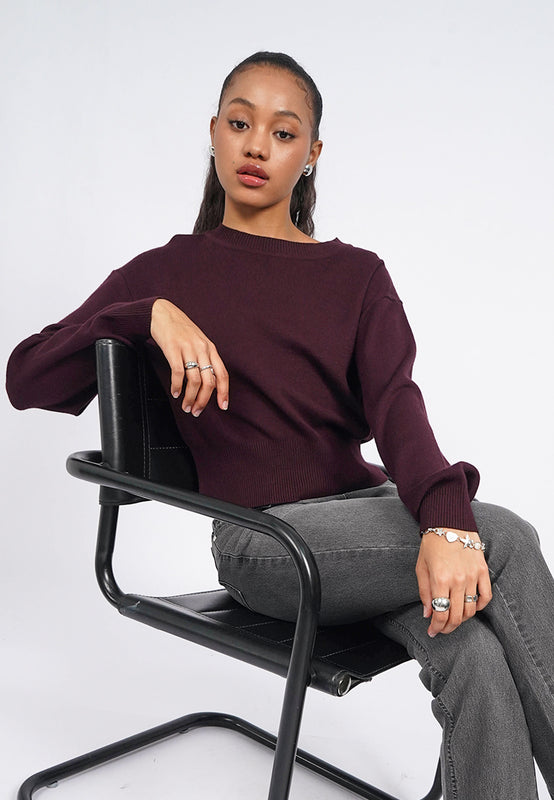 Crew Neck Long Sleeve Sweater