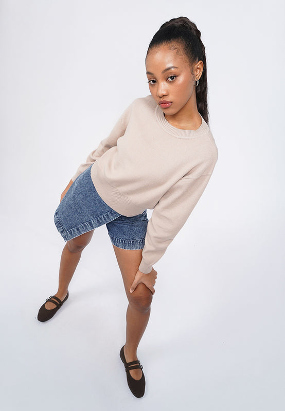 Crew Neck Long Sleeve Sweater