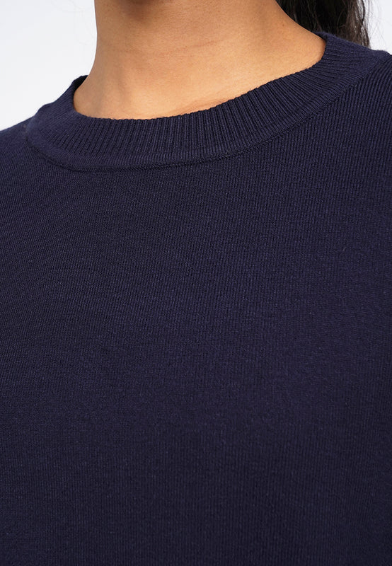 Crew Neck Long Sleeve Sweater