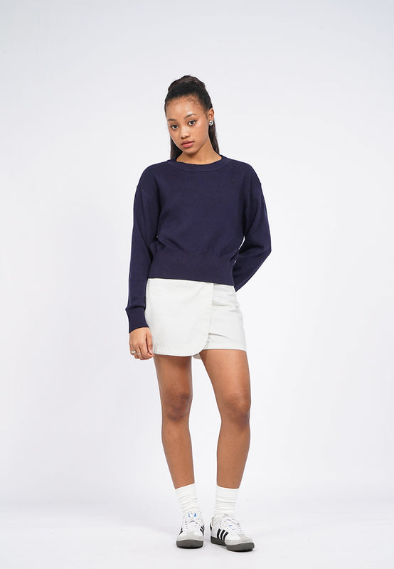 Crew Neck Long Sleeve Sweater