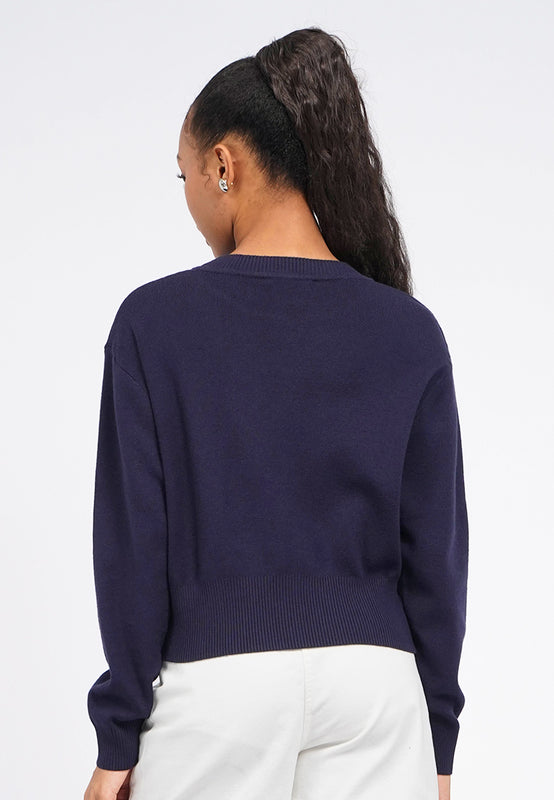 Crew Neck Long Sleeve Sweater