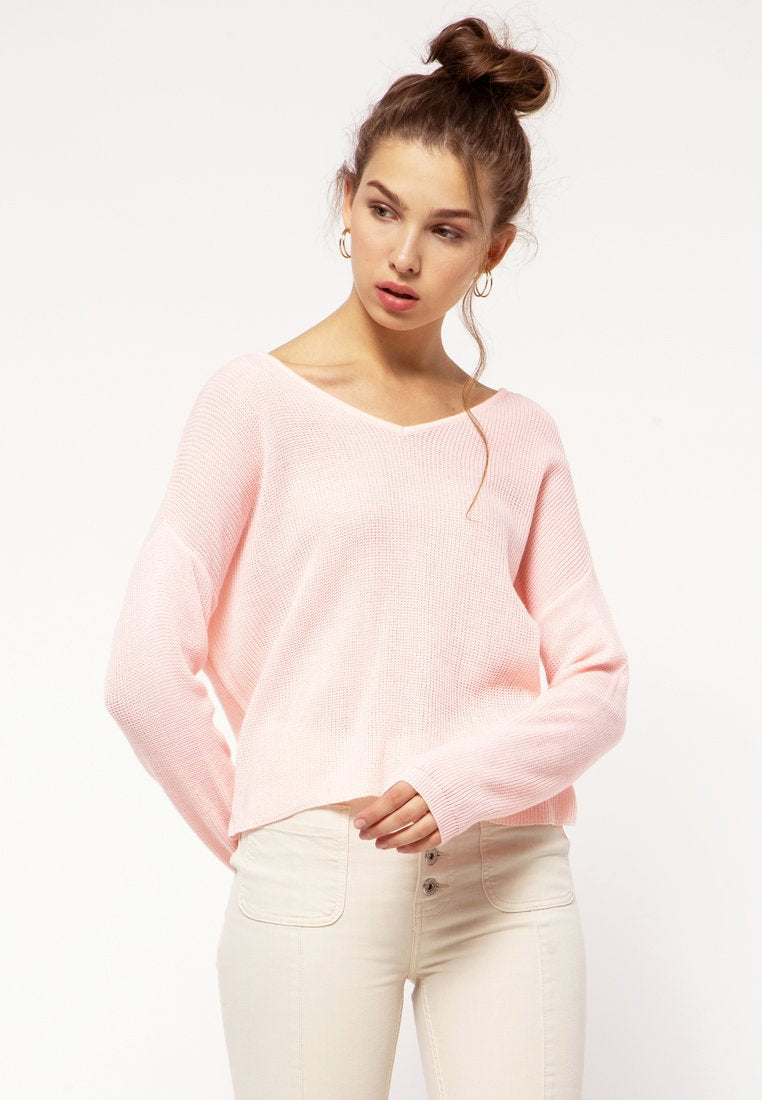 Crisscross Back Sweater