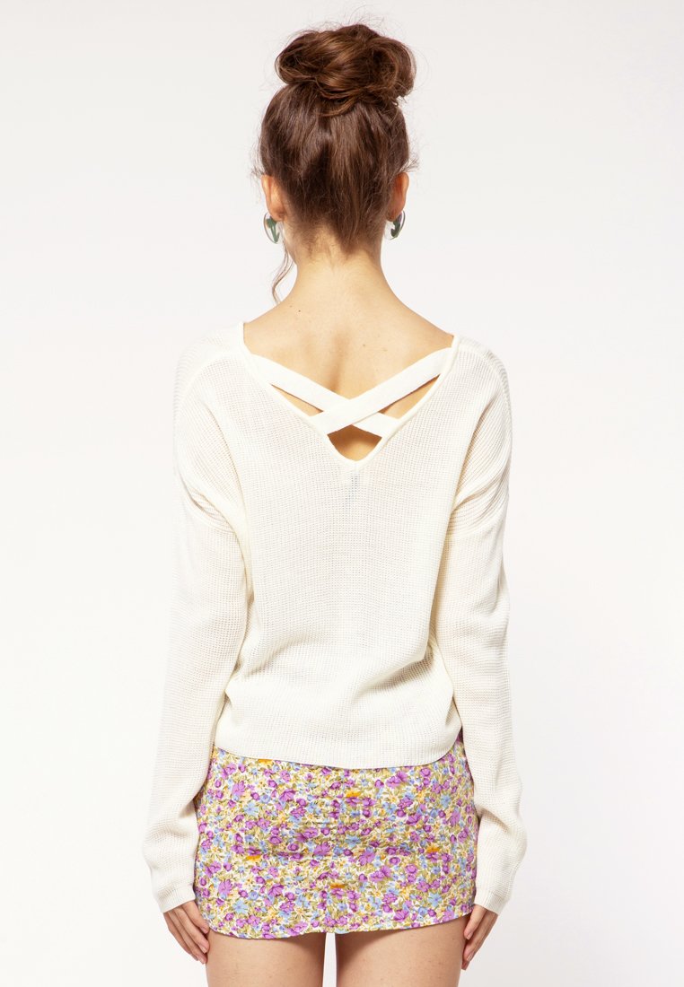 Crisscross Back Sweater