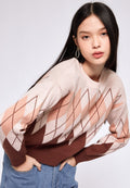 Argyle Long Sleeve Sweater