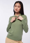 Soft Knit Long Sleeve Polo Shirt