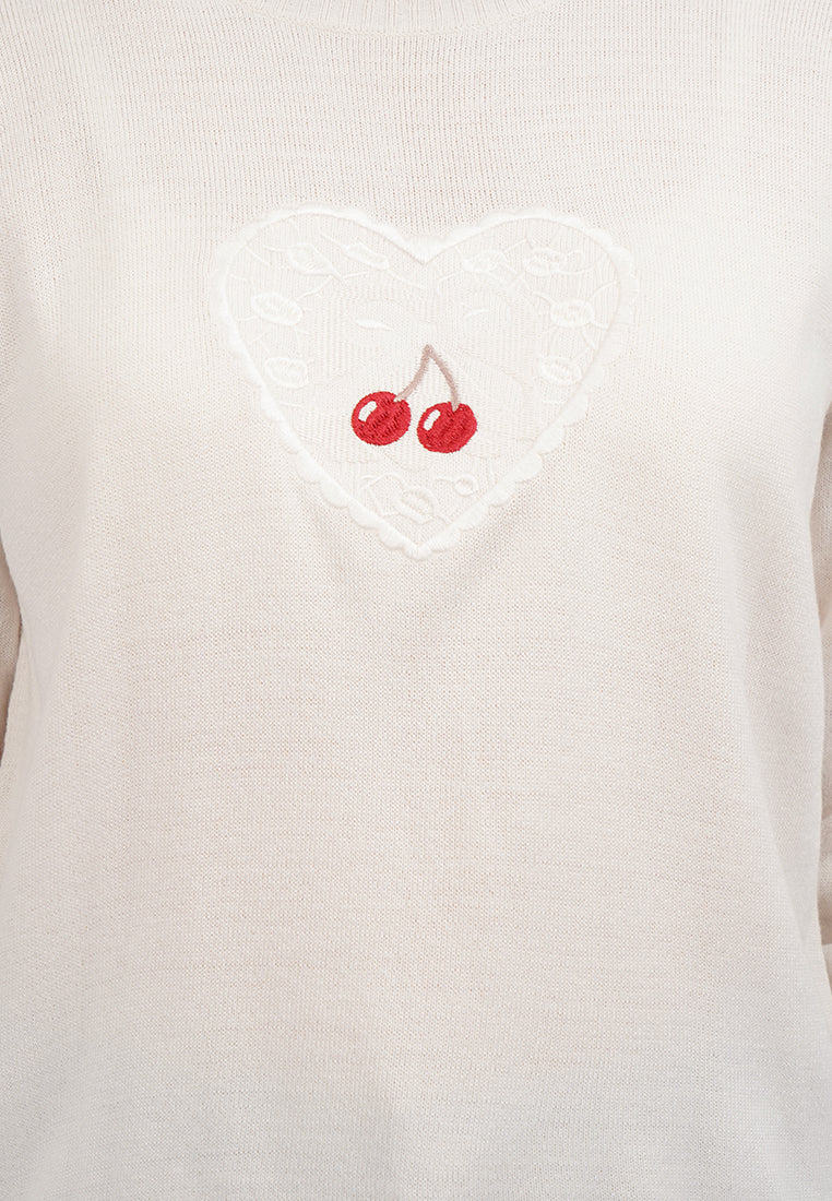 Long Sleeve Berry Sweater