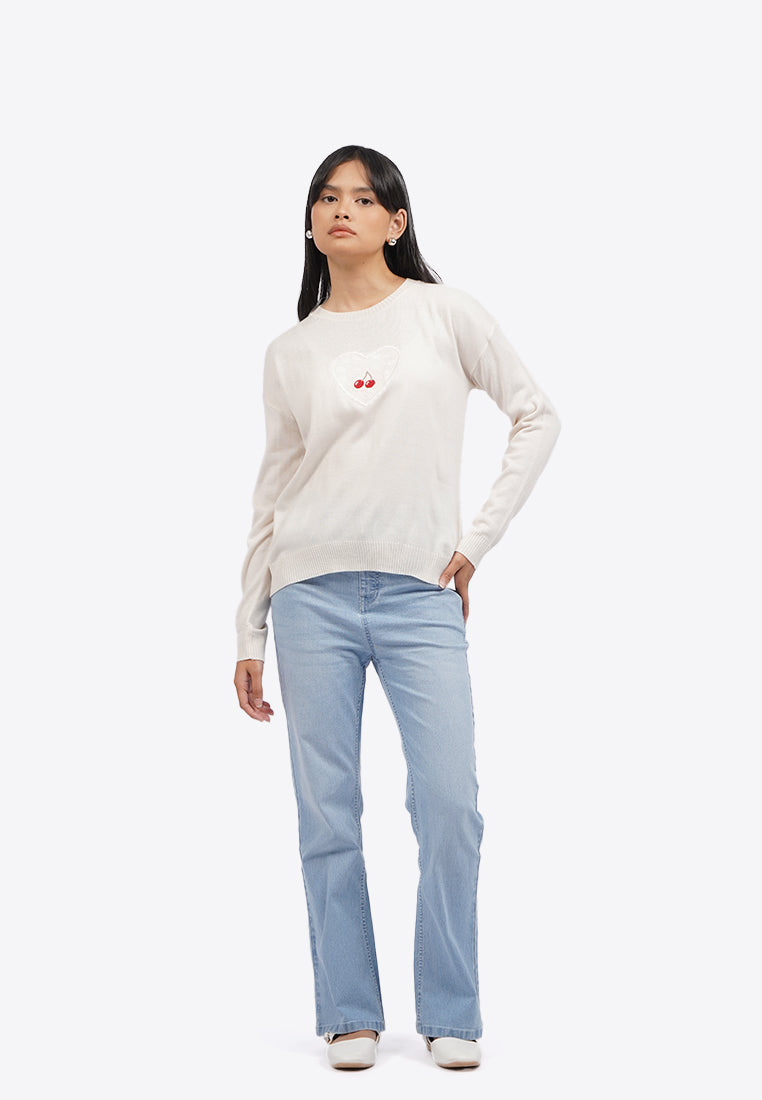 Long Sleeve Berry Sweater