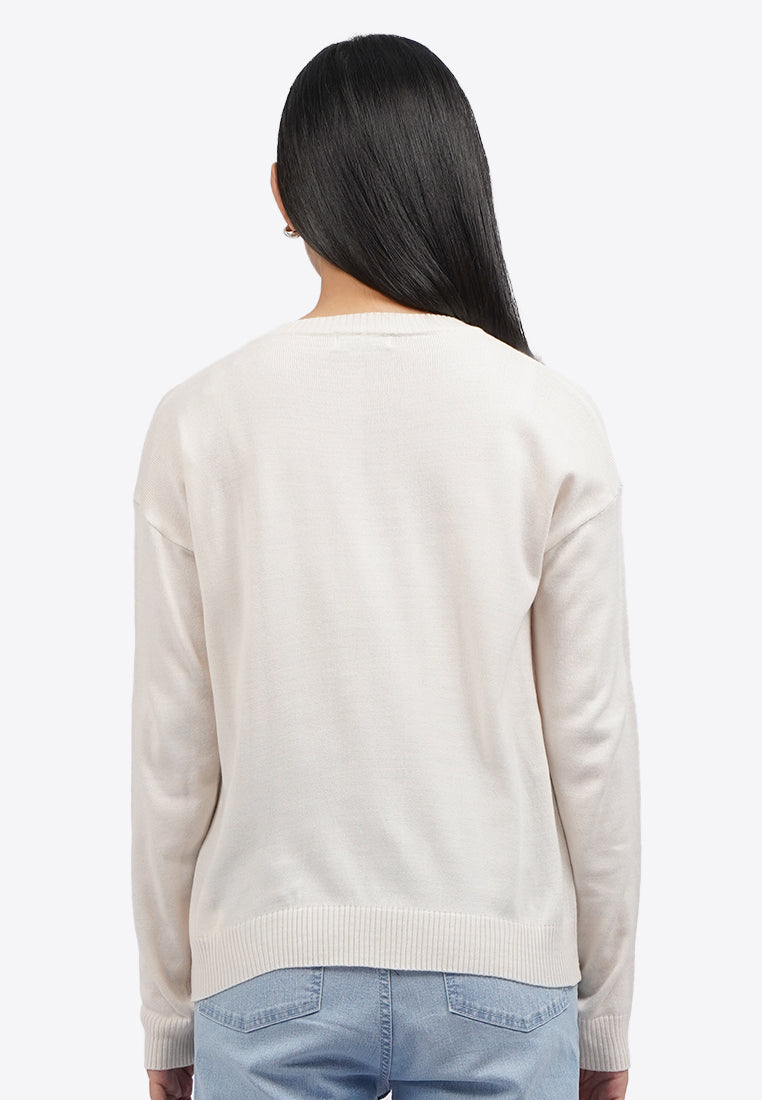 Long Sleeve Berry Sweater