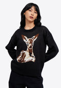 Oversized Long Sleeve Fur Sweater