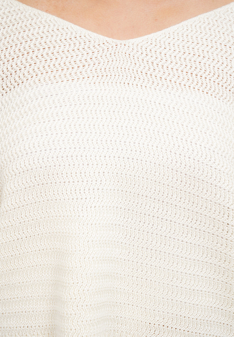 Hollow Out Knit Sweater