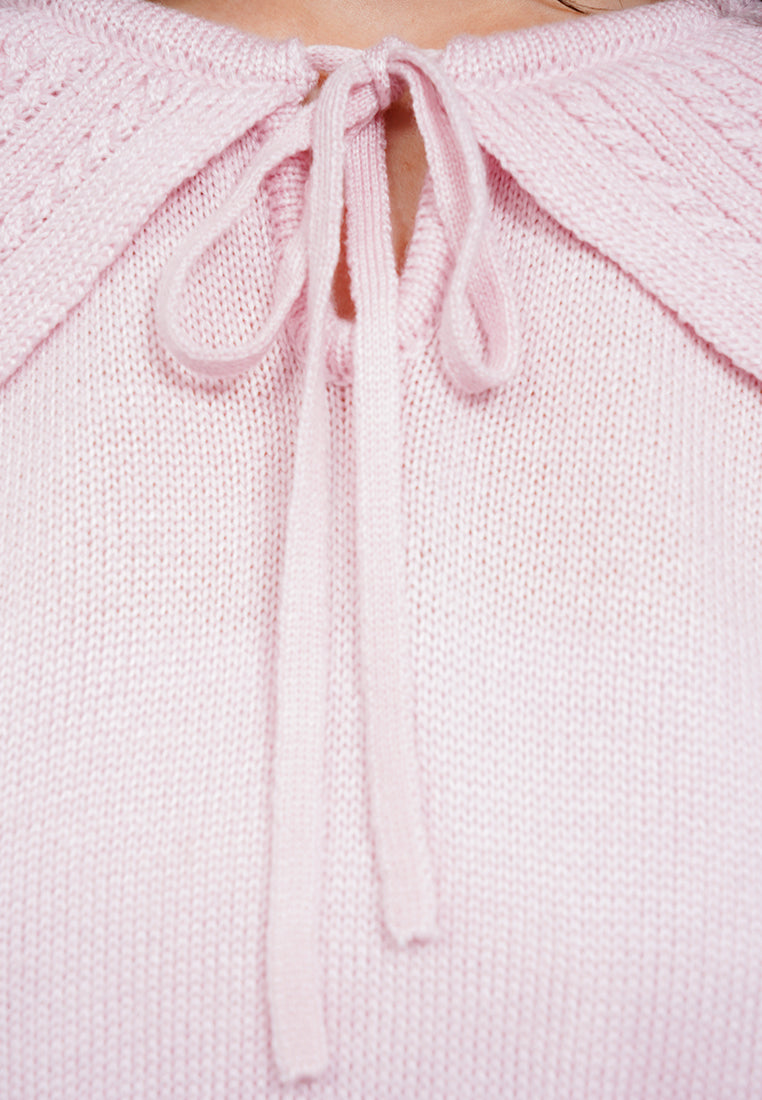 Peterpan Collar Long Sleeve Sweater