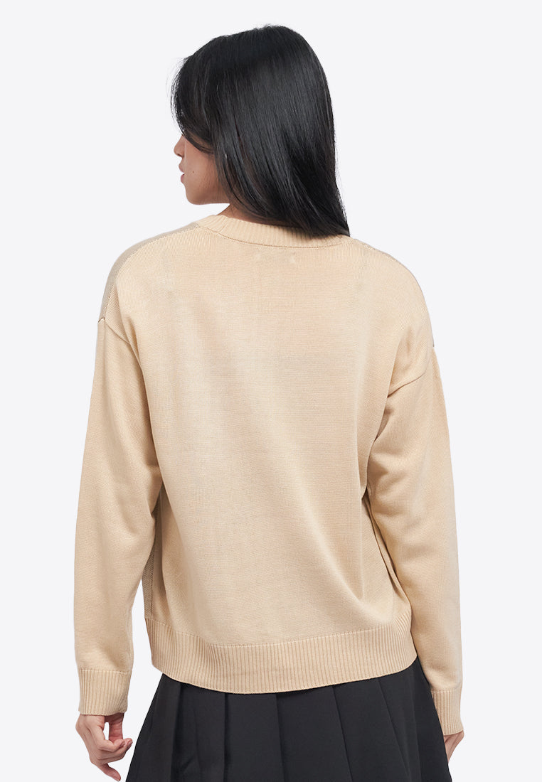 Oversized Slogan Sweater