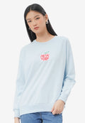 Oversized Graphic Sweatshirt L.Blue