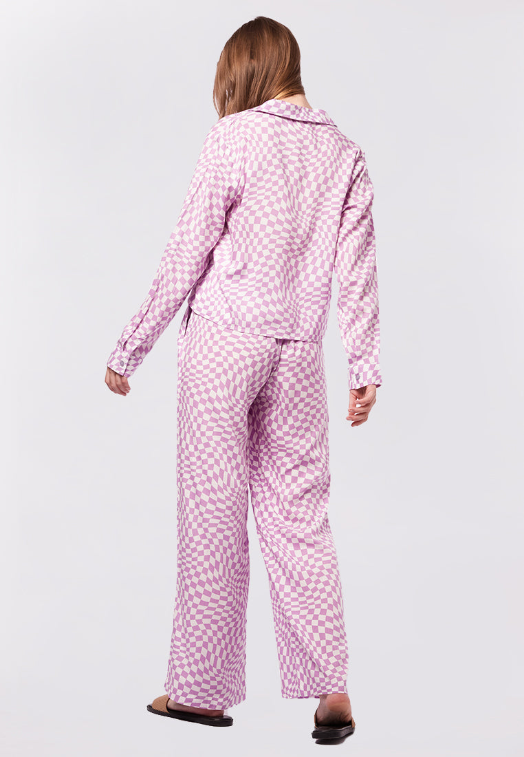 Long Sleeve Printed Pyjama Set