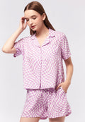 Short Sleeve Printed Pyjama Set
