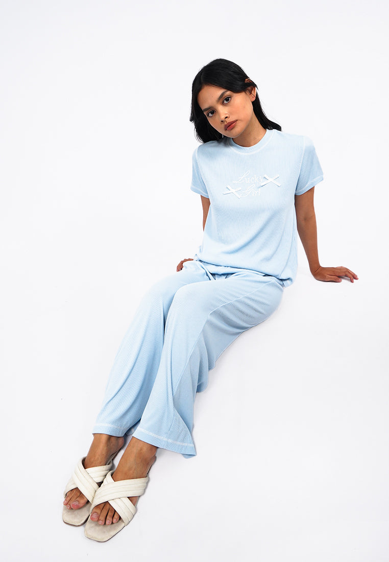 T-Shirt Pajama Set with Long Pants