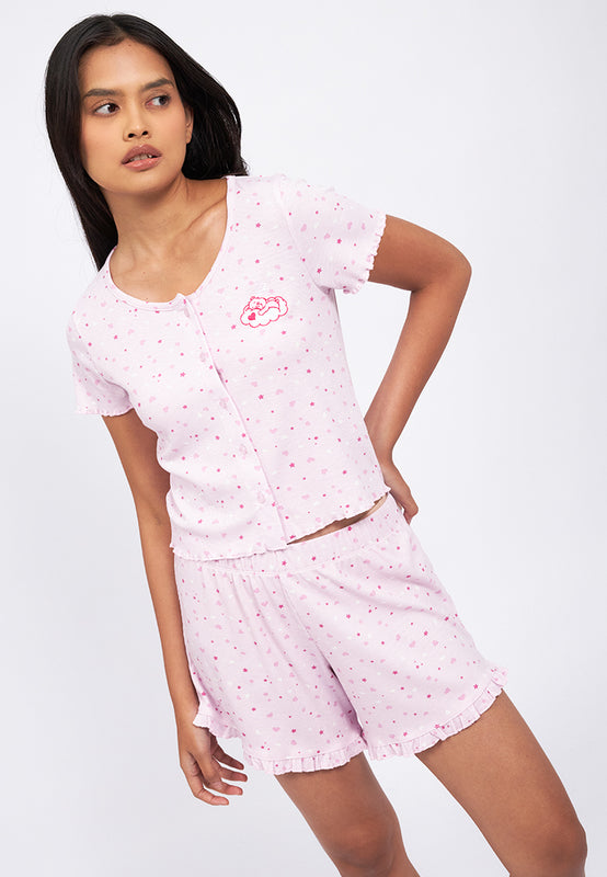 Care Bear Pajama Set with Shorts