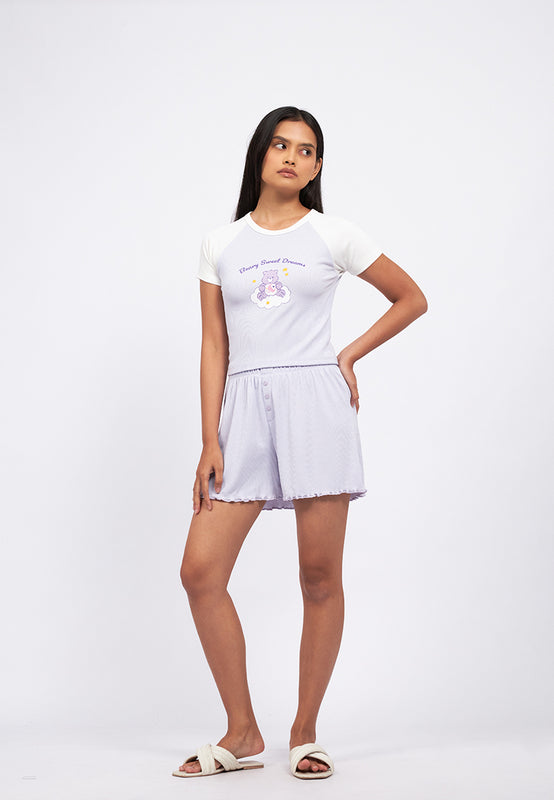 Care Bear Raglan Tee Pajama Set