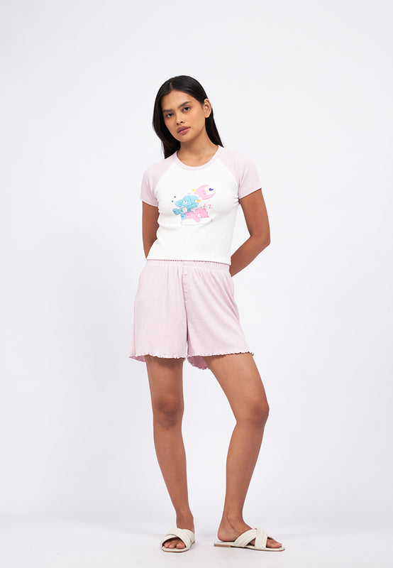 Care Bear Raglan Tee Pajama Set