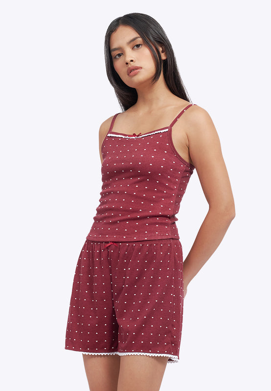 Tanktop and Shorts Pajama Set